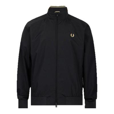 FREDPERRY男士logo刺绣拉链夹克