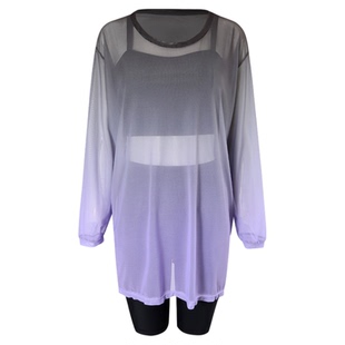 2025新款微胖大码泳衣女遮肉显瘦高级感三件套外罩防晒渐变色温泉