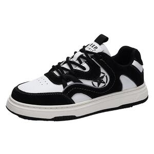 jeep吉普男鞋2025新款板鞋男透气黑白熊猫男士休闲鞋运动鞋子男款