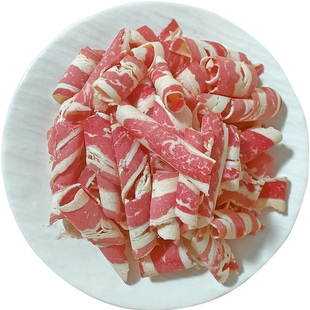 新西兰PS级单层后胸原切/牛肉饭肥牛片/卷2kg/袋火锅餐饮进口食材