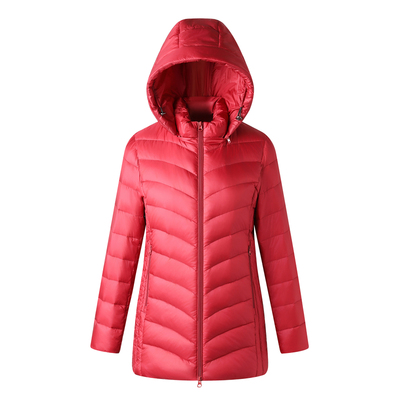 波士顿官方旗舰店大红色羽绒服