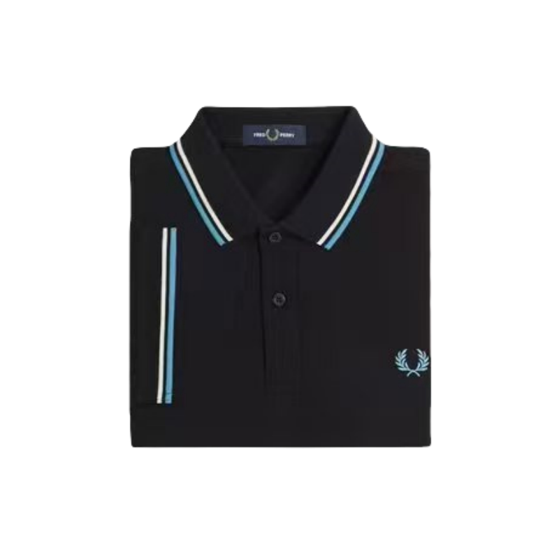 麦穗polo衫男夏季FP翻领条纹短袖