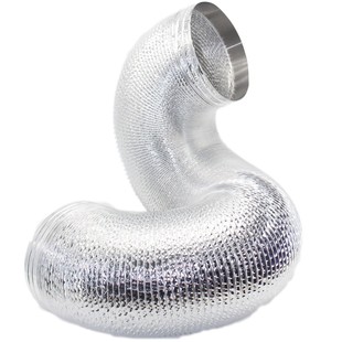 油烟机管道排烟管铝箔通风软管卫生间排风管伸缩管道通风管伸缩管