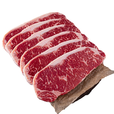 澳洲谷饲M3+西冷牛排2斤原切