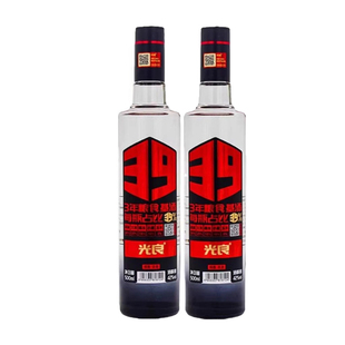 光良39光良白酒系列42度/52度浓香型纯粮食白酒500ml*6瓶12瓶正品