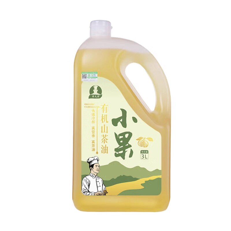 戴大厨小果山茶油3L有机认证攸县
