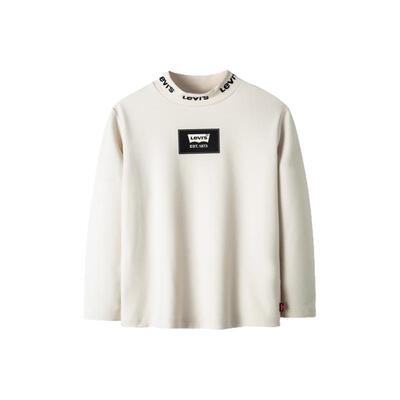 Levis李维斯童装男童长袖t恤2025新款秋衣德绒衣服儿童打底衫女童
