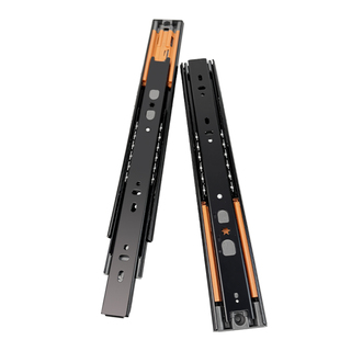 20/30/40铝型材滑轨静音缓冲导轨按压反弹常规滑轨