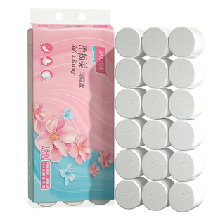 【新品】百丽柔韧美可湿水卫生纸5斤卷纸家用实惠卷筒纸手纸厕纸