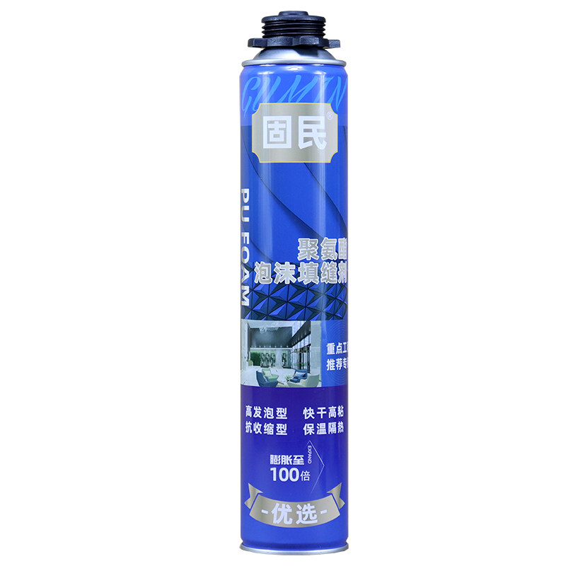 发泡胶聚氨酯泡沫胶填缝剂木门专用门窗安装发泡剂足量900克整箱