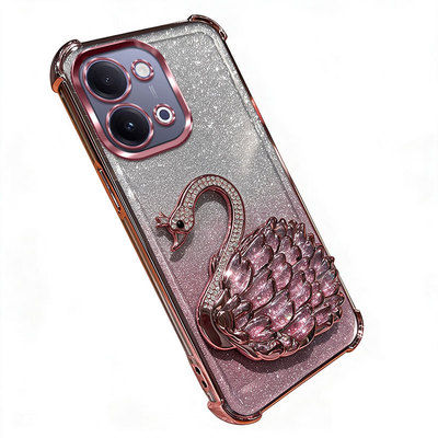 适用vivoy6t手机壳vivoy6c保护vivo硅胶套y6e镜头y6t全包y6k防摔6k软6tm带支架y6c流沙M版女6e新款5g高颜值丫