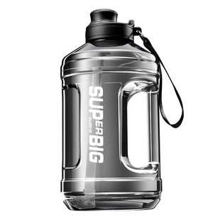 超大容量墩墩桶吸管水杯男耐高温学生上学夏便携水桶健身水壶杯子