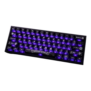 冰碳克罗心透光PC键帽纹理锻碳纹透光原厂机械磁轴Wooting主题帽