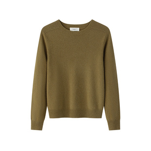 穿搭刚需丨气质叠穿安可拉红绵羊毛圆领打底衫女秋冬款2024新款