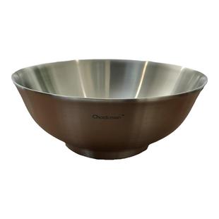 Chockmen 18-10不锈钢双层大碗20CM泡面碗隔热防烫米线碗螺蛳粉碗