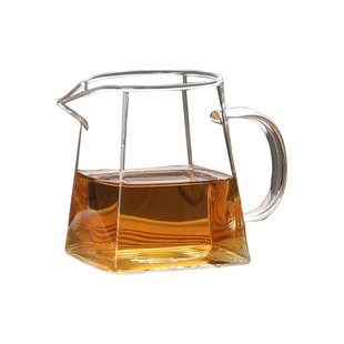 茶具公杯耐热温高硼硅玻璃加厚公道杯大小号茶漏过滤小青柑泡茶壶