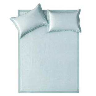 南方寝饰夏天冰丝凉席三件套可水洗折叠软席子夏季空调席冰凉席