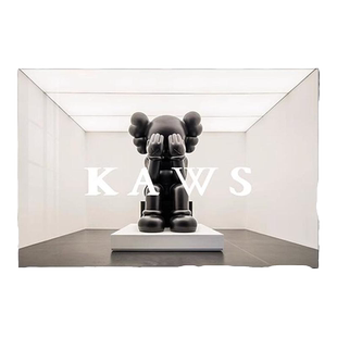 kaws挂画暴力熊潮牌卧室床头现代简约装饰画高级感主卧房间墙壁画