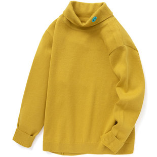 巴拉巴拉男童毛衣中大童保暖针织衫儿童半高领打底衫冬装新款童装