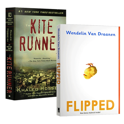 怦然心动Flipped+追风筝的人The Kite Runner 英文原版小说 电影同名原著 世界经典文学名著 进口英文书籍