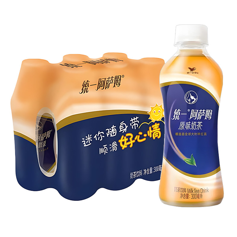 统一阿萨姆奶茶300ml原味茶下午茶红茶饮品围炉煮茶热饮茉莉奶绿
