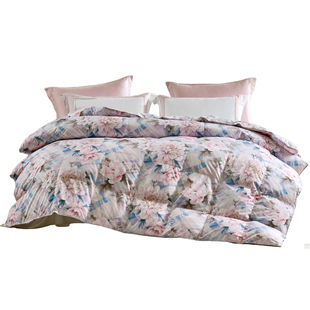 富安娜羽绒被冬被白鹅绒被子四季被单人学生宿舍双人被芯加厚被褥