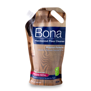 【瑞典博纳】Bona实木地板清洁剂袋装补充946ml木质地面专用复合
