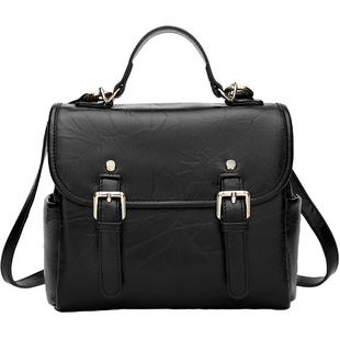 稻草人小众双肩包包女2025新款时尚通勤小背包高级质感精致邮差包