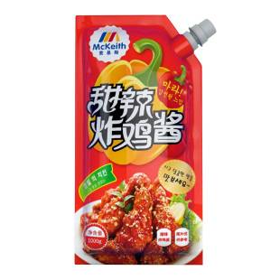 麦基斯甜辣炸鸡酱1kg韩式炸鸡店专用原味蘸酱琥珀酱韩式辣酱商用