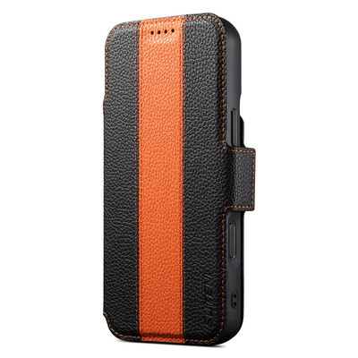 高档商务轻奢皮套手機殼磁吸翻盖