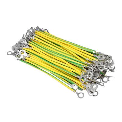 国标紫铜阻燃黄绿双色接地线