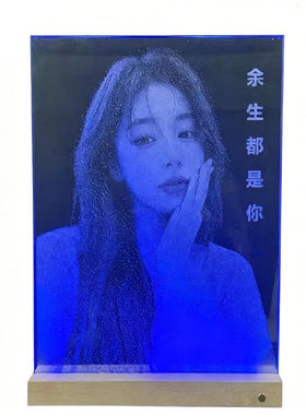 创意手工锤击玻璃情侣纪念画