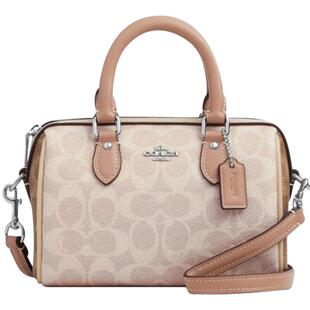 【正品保证】COACH/蔻驰2025新款女rowan18单肩手提波士顿包正品
