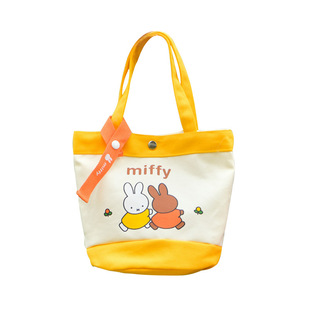 MIFFY米菲2014新款秋冬印花水桶便当餐盒包卡通帆布包手提妈咪包