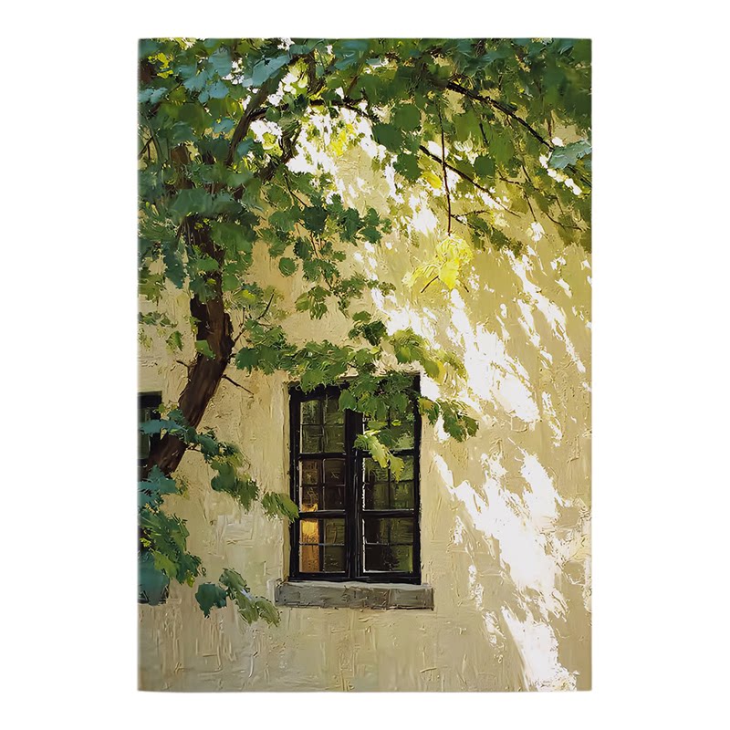 现代奶油风光影治愈系客厅装饰画