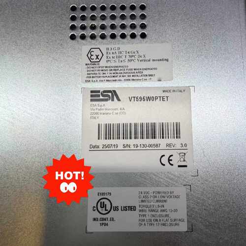 议价-ESA触控屏 VT595WOPTET，VT595W0PTET