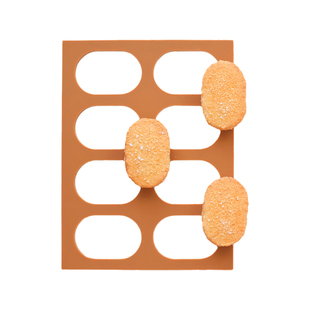 AMAGOUR安柚 可入炉经典椭圆形爱心型达克瓦兹硅胶模具