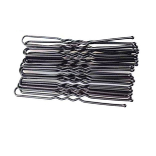 u型夹隐形盘发丸子头固定头发夹子发簪u形夹一字夹黑色化妆师专用