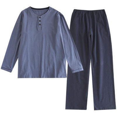 男士纯棉磨毛AB版家居服