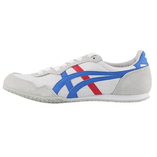 Onitsuka Tiger鬼塚虎SERRANO经典白蓝灰运动休闲鞋1183B400-100
