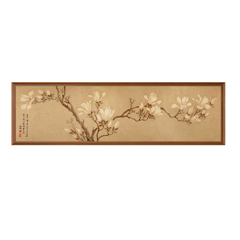 【宋氏美学】玉兰花客厅装饰画