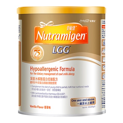 【自营】美赞臣安敏健LGG深度水解酪蛋白配方奶粉3段400g*6