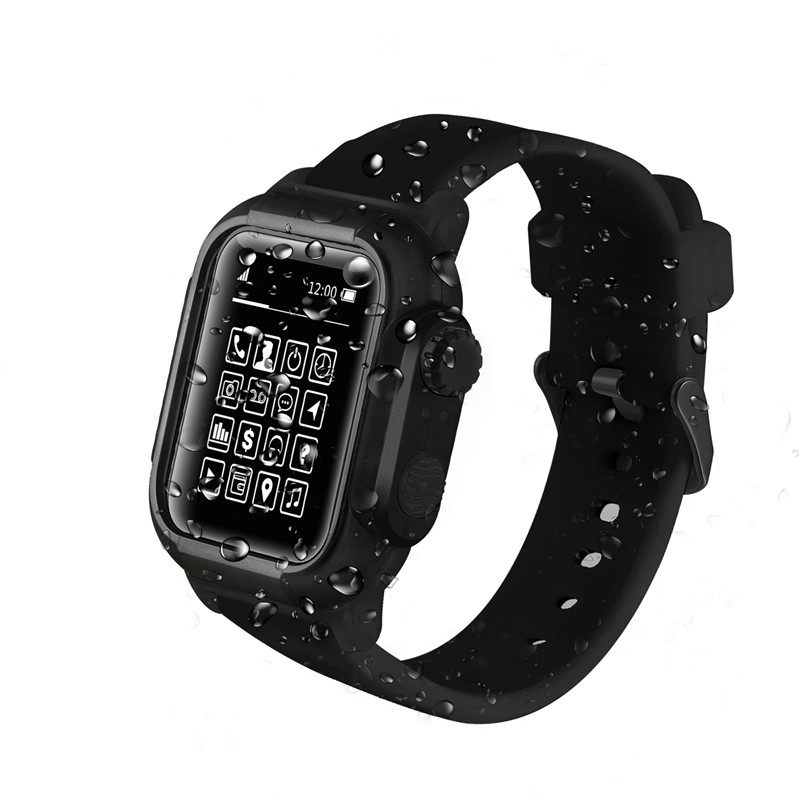 iwatch手表带游泳潜水套装保护壳