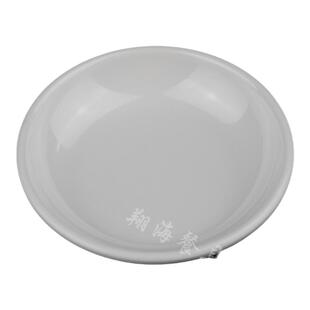 美日嘉宝密胺盘子白色仿瓷碟子防摔餐具饭店自助餐盘调味碟酱料碟