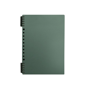 B5高颜值笔记本本子diy不硌手活页本26孔复古横线A4可拆卸活页夹A5线圈本替芯纸女生记事本日记本内页装订