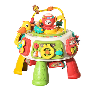 宝宝蒙氏早教忙碌屋玩具儿童1到3岁益智婴幼儿0-6月9百宝箱方向盘