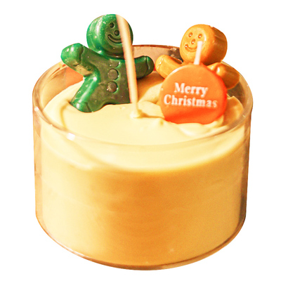 《圣诞姜至》姜饼人香薰蜡烛圣诞节少女心礼fourmealsfourseasons