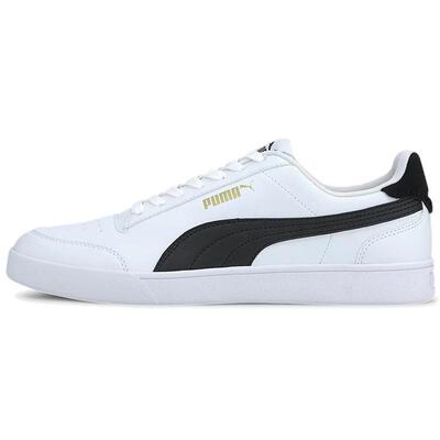 Puma/彪马Shuffle舒适防滑耐磨板鞋男女同款白黑色309668-03