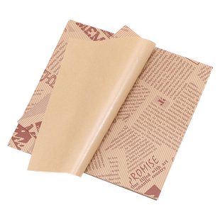 18cm方形汉堡盒垫纸烤面包吐司淋膜纸防油纸三明治包装纸餐盘烘焙