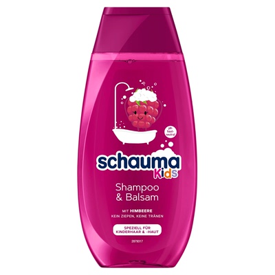 德国施华蔻schauma儿童洗发水女男童去屑去油柔顺护理液无硅油